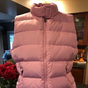 American Eagle Down Filled Pink Puffer Vest XL